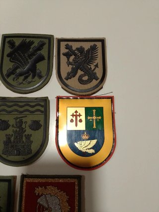 Lote 8 Parches Ejército Militaria