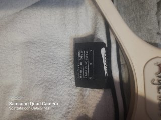 Felpa Nike Air con cappuccio grigia