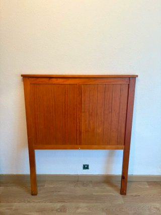 Pareja cabeceros madera maciza 90