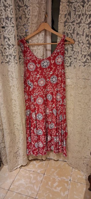 Vestido tirantes estampado floral talla XXXL