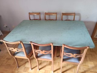 Mesa y 6 Sillas Comedor