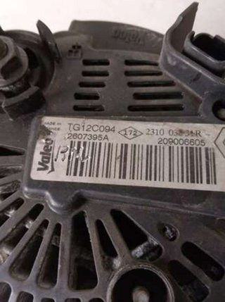Alternador dacia 287066 2607395a logan 1 1.5
