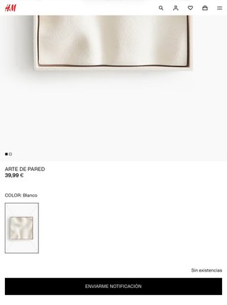 Arte de pared H&M HOME