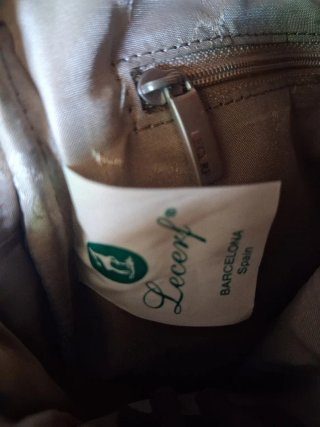 Bolso bandolera de piel marrón