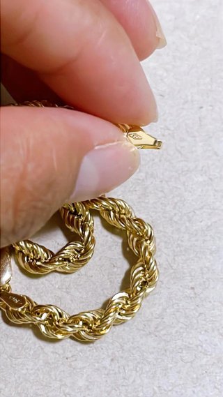 Bracciale funetta in oro giallo 18kt 750