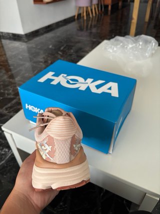 Hoka Stinson 7 Beige/Rosa