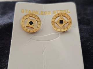 Pendientes Acero Inoxidable Inspirados Bvlgari
