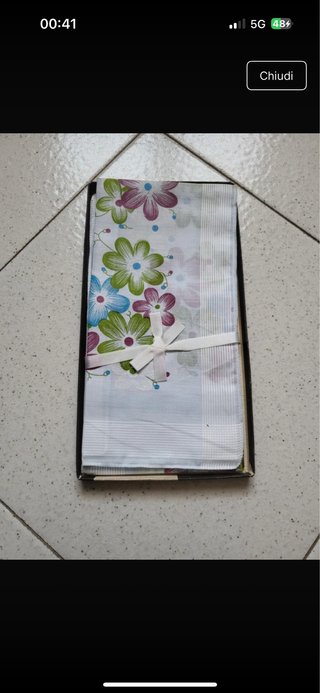 Fazzoletti cotone fantasia floreale