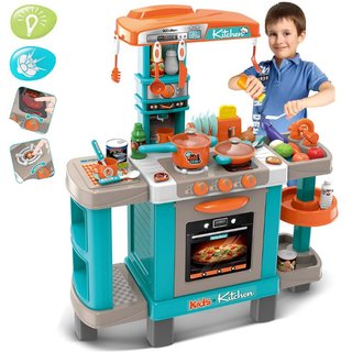 Cucina Giocattolo Bambini con Luci e Suoni 34 Accessori