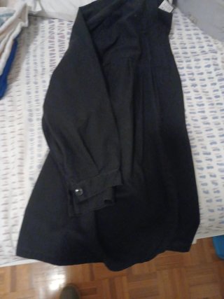 Traje Blusa y Pantalón Negro/Azul