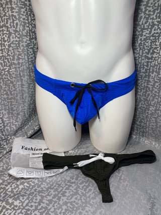 Bañadores Hombre Azul y Verde Militar Pack 2-L