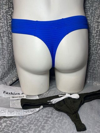 Bañadores Hombre Azul y Verde Militar Pack 2-L