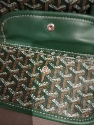 Bolso Tote estampado Verde + Cartera