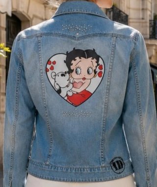 Chaqueta Vintage Betty Boop Talla Única