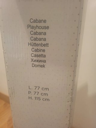 Casita de madera para niños