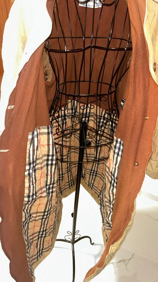 Gabardina Burberry Clásica Beige Talla 42