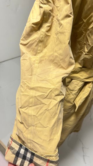 Gabardina Burberry Clásica Beige Talla 42