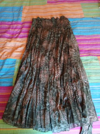 Falda hippie Trilce floral talla única