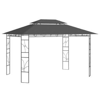 Gazebo 4x3x2,7 m Antracite Telaio Robusto in Acciaio 160