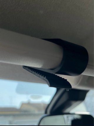 Soporte gafas sol visera coche 3D