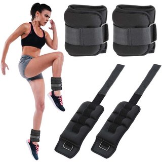 Set 2 Pesi Polsi e Caviglie 0,5 kg Allenamento Palestra