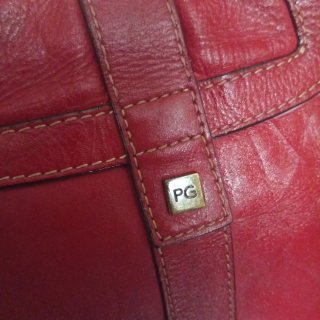 Bolso Piel Rojo Purificación García