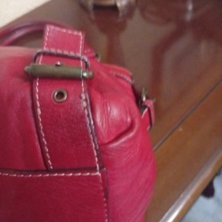 Bolso Piel Rojo Purificación García