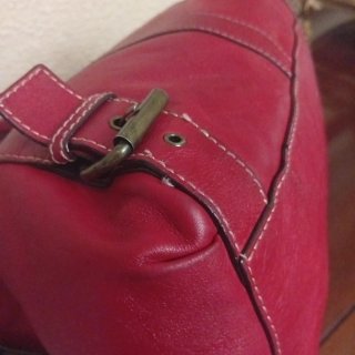 Bolso Piel Rojo Purificación García