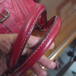 Bolso Piel Rojo Purificación García