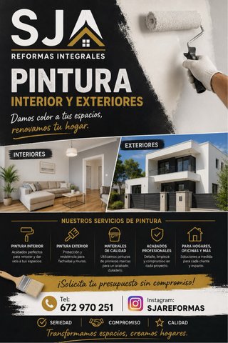 Servicios de Pintura Interior y Exterior