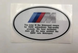 VINILO PEGATINA BMW /// OVAL