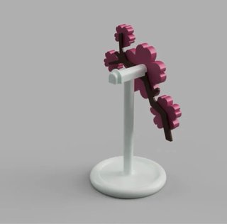 Soporte Auriculares Sakura Flor Cerezo