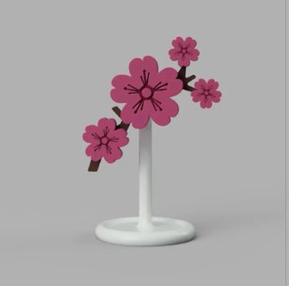 Soporte Auriculares Sakura Flor Cerezo