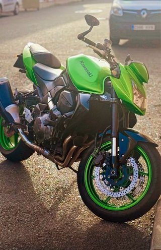 Kawasaki Z750 Naked Verde/Negra