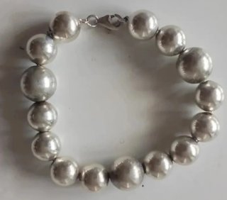 Pulseras Plata Ley