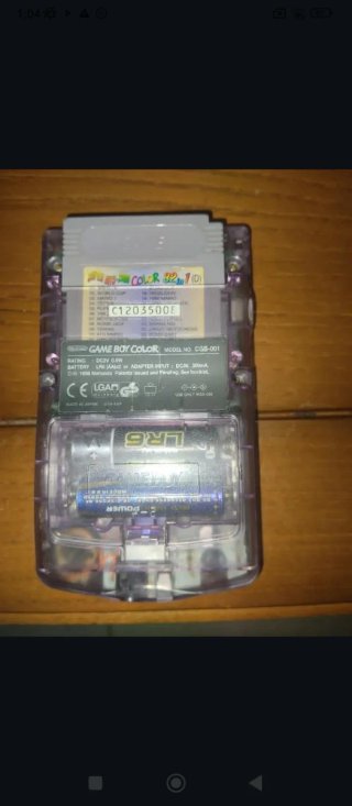 Game Boy Color Morado Transparente