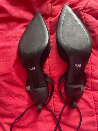 Tacones Joya Negros Zara