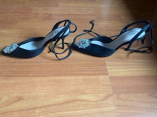 Tacones Joya Negros Zara