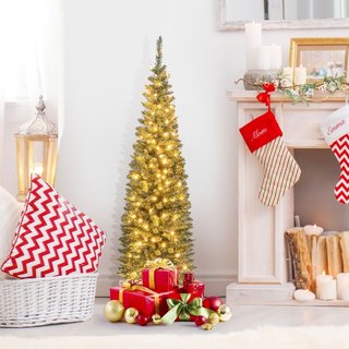 Albero di Natale con 296/390 punte 150/180 luci LED