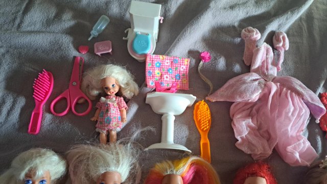 Lote Barbies Años 90 con Accesorios