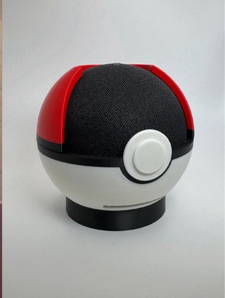 Base para Echo Dot Alexa Poké Ball