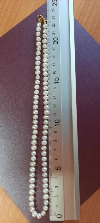 Collar Perlas Cultivadas Cierre 14K GP