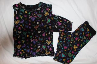 Conjunto Desigual Corazones TALLA 9 -10años