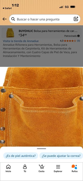 Bolsa de encofrar sin estrenar