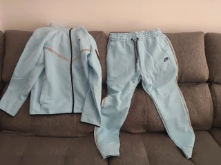 Chándal  Fleece Azul y Gris