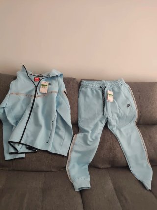 Chándal  Fleece Azul y Gris