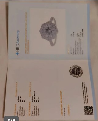 Anillo Diamantes Lab 2.72ct Oro 14k