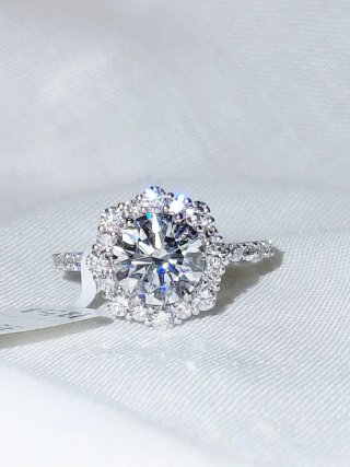 Anillo Diamantes Lab 2.72ct Oro 14k
