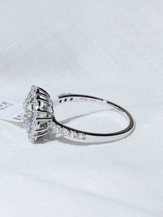 Anillo Diamantes Lab 2.72ct Oro 14k