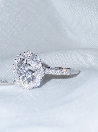 Anillo Diamantes Lab 2.72ct Oro 14k